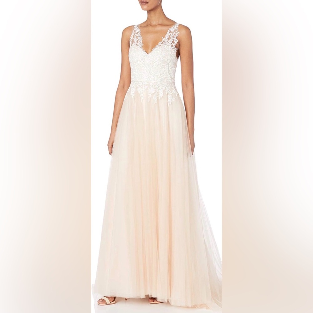 NWT Jenny Yoo Savannah Bridal Gown. Light Champagne.  Size 2